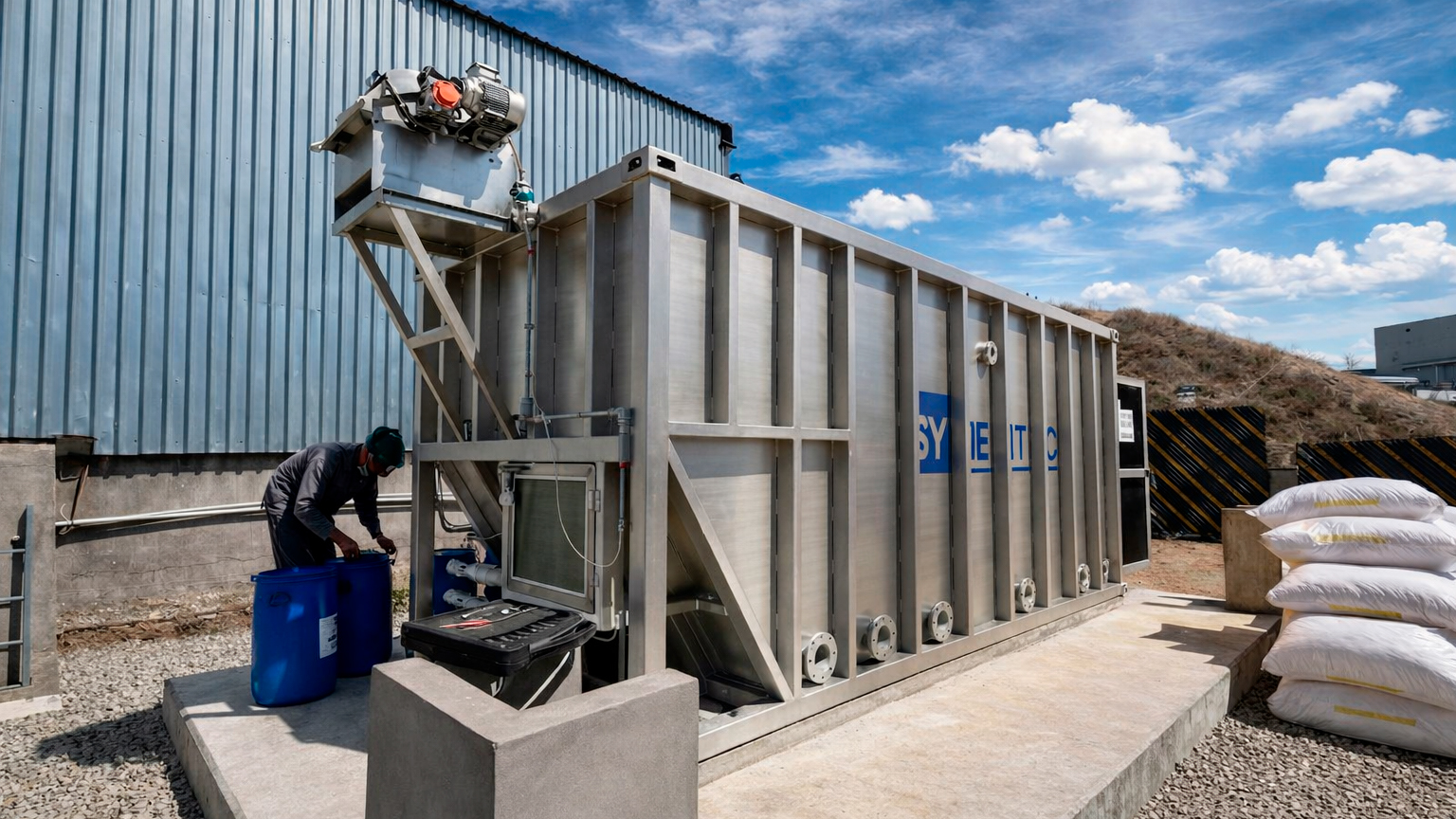 Planta PTAR BioBox para tratamiento de aguas residuales