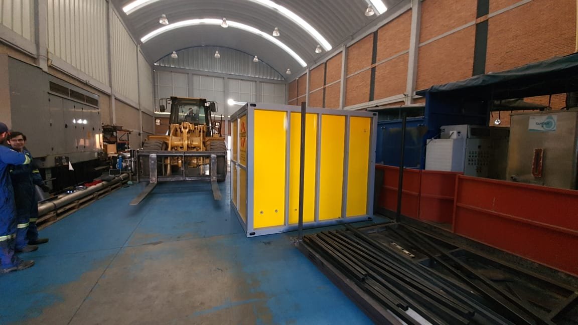 Planta contenedorizada para tratamiento de aguas residuales y agua potable COD 059: PLANTA DE TRATAMIENTO DE AGUA POTABLE