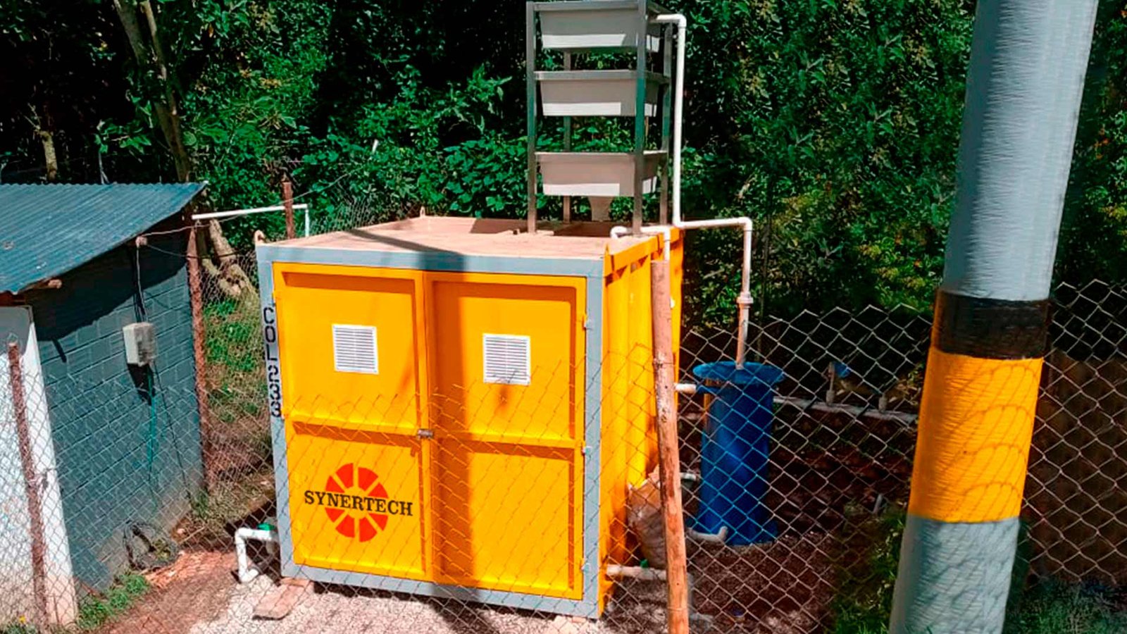 Planta contenedorizada para tratamiento de aguas residuales y agua potable COD 233: PLANTA DE TRATAMIENTO DE AGUA POTABLE