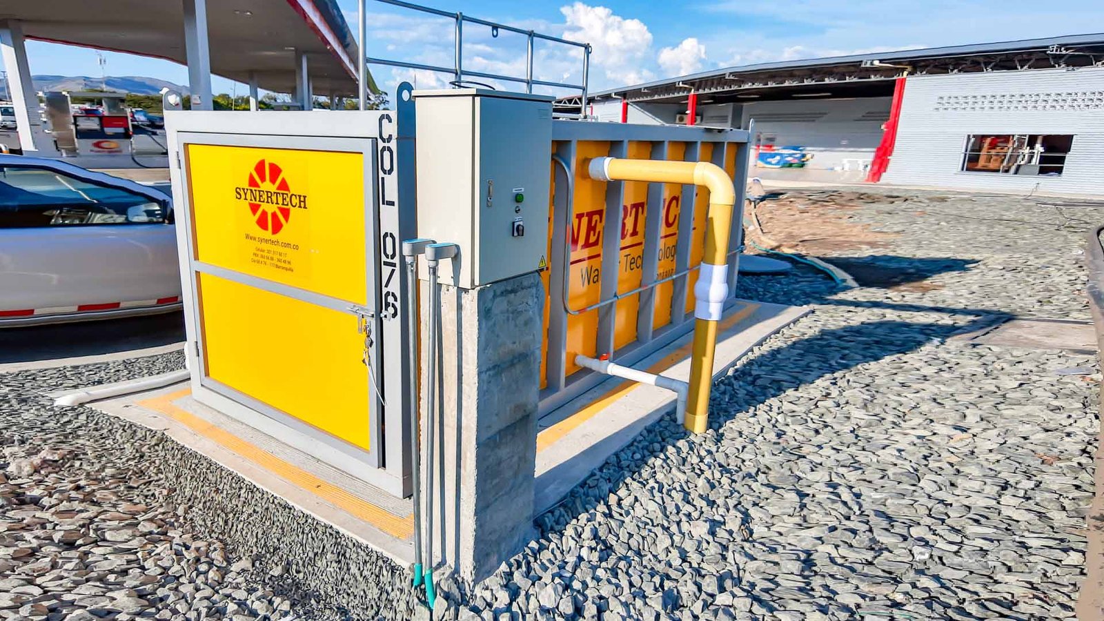 Planta contenedorizada para tratamiento de aguas residuales y agua potable COD 076: EDS TERPEL - SALENTO