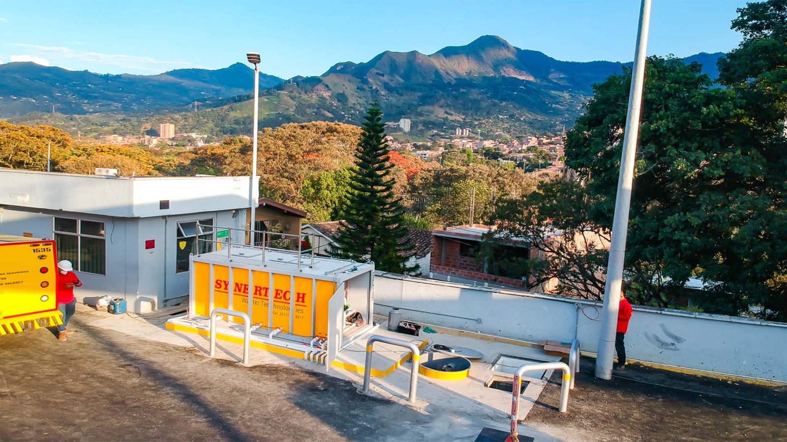 Planta contenedorizada para tratamiento de aguas residuales y agua potable COD 100: EDS TERPEL - LA PALOMA