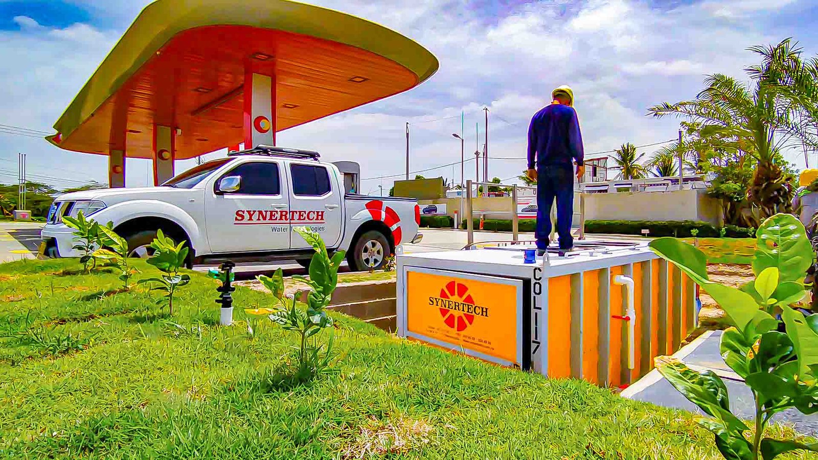 Planta contenedorizada para tratamiento de aguas residuales y agua potable COD 117: EDS TERPEL - MONTECARMELO