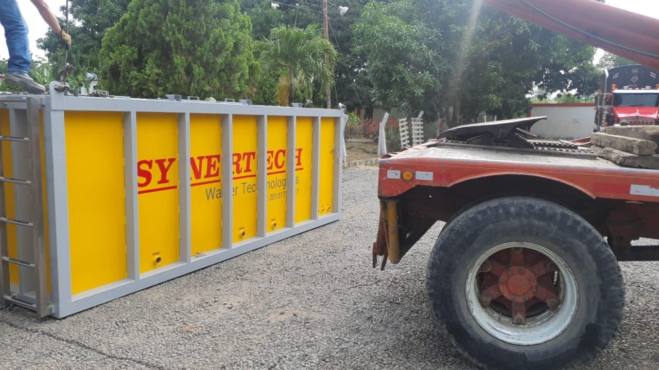 Planta contenedorizada para tratamiento de aguas residuales y agua potable COD 118: EDS TERPEL - CAMPESTRE