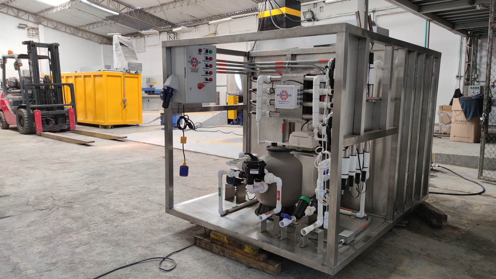 Planta contenedorizada para tratamiento de aguas residuales y agua potable COD 153: DANIEL LOPEZ