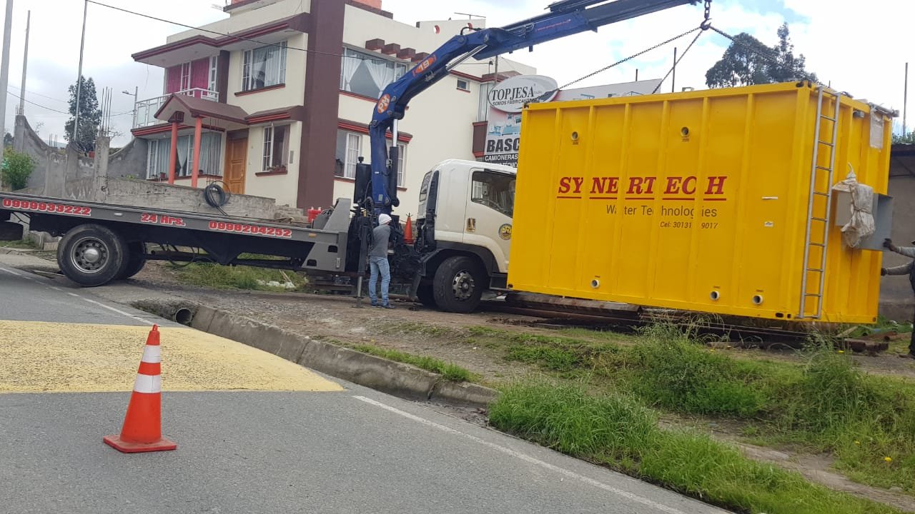 Planta contenedorizada para tratamiento de aguas residuales y agua potable COD 162: ALQUISER