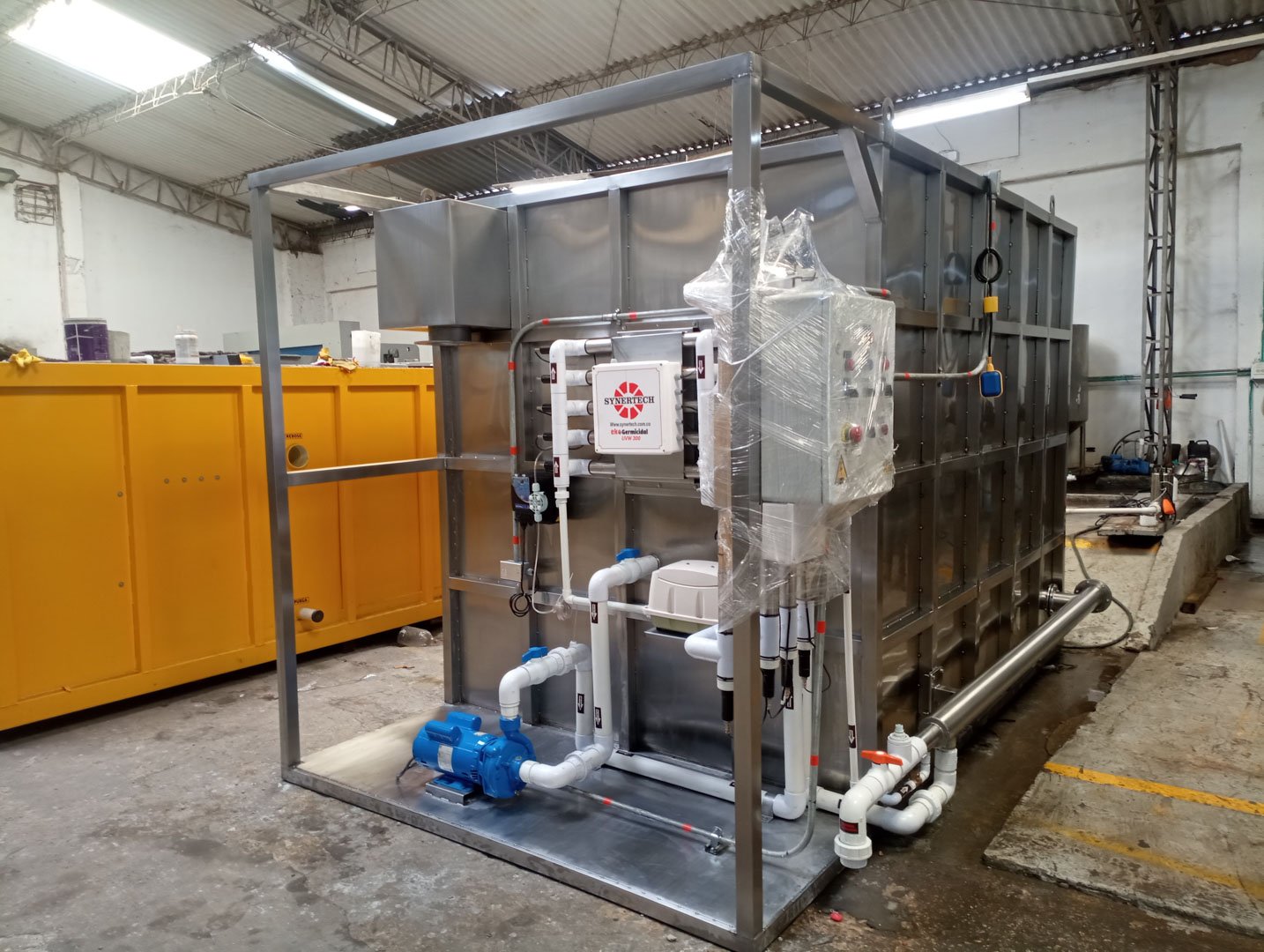 Planta contenedorizada para tratamiento de aguas residuales y agua potable COD 282: TEYUNA FOODS