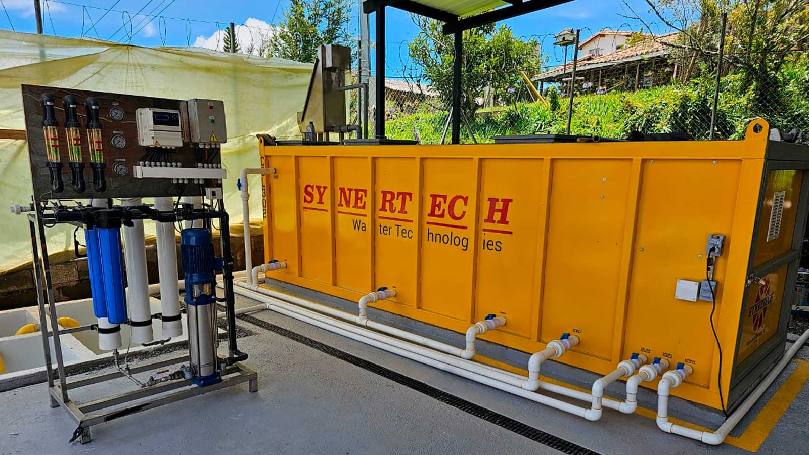 Planta contenedorizada para tratamiento de aguas residuales y agua potable COD 302: LÁCTEOS LA HOLANDESA