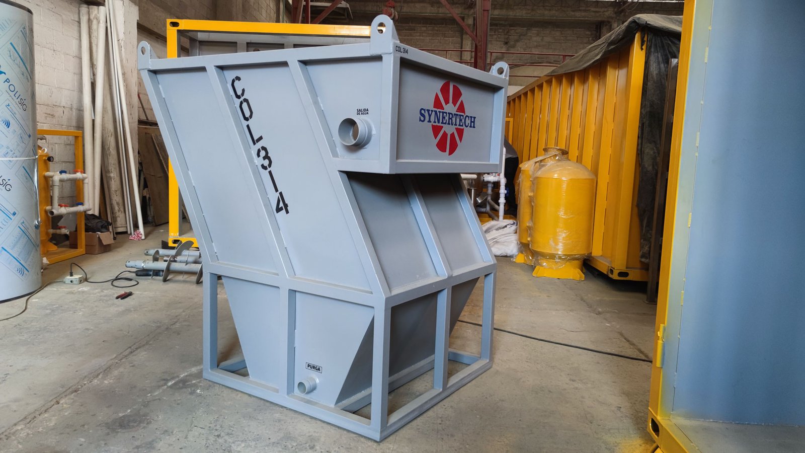 Planta contenedorizada para tratamiento de aguas residuales y agua potable COD 314: HIDROSOLUTIONS