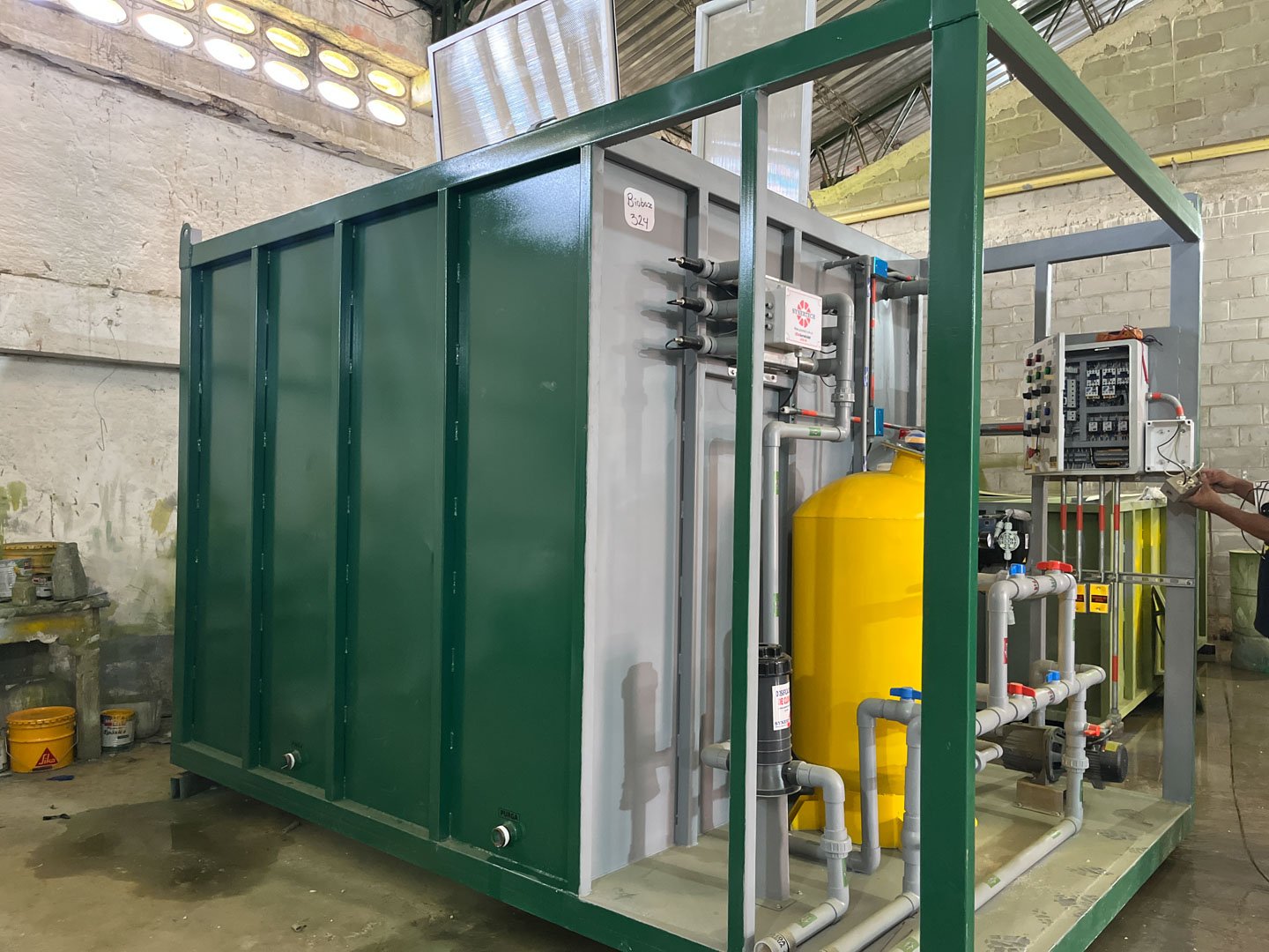 Planta contenedorizada para tratamiento de aguas residuales y agua potable COD 324: TUR COLOMBIA LIMITED