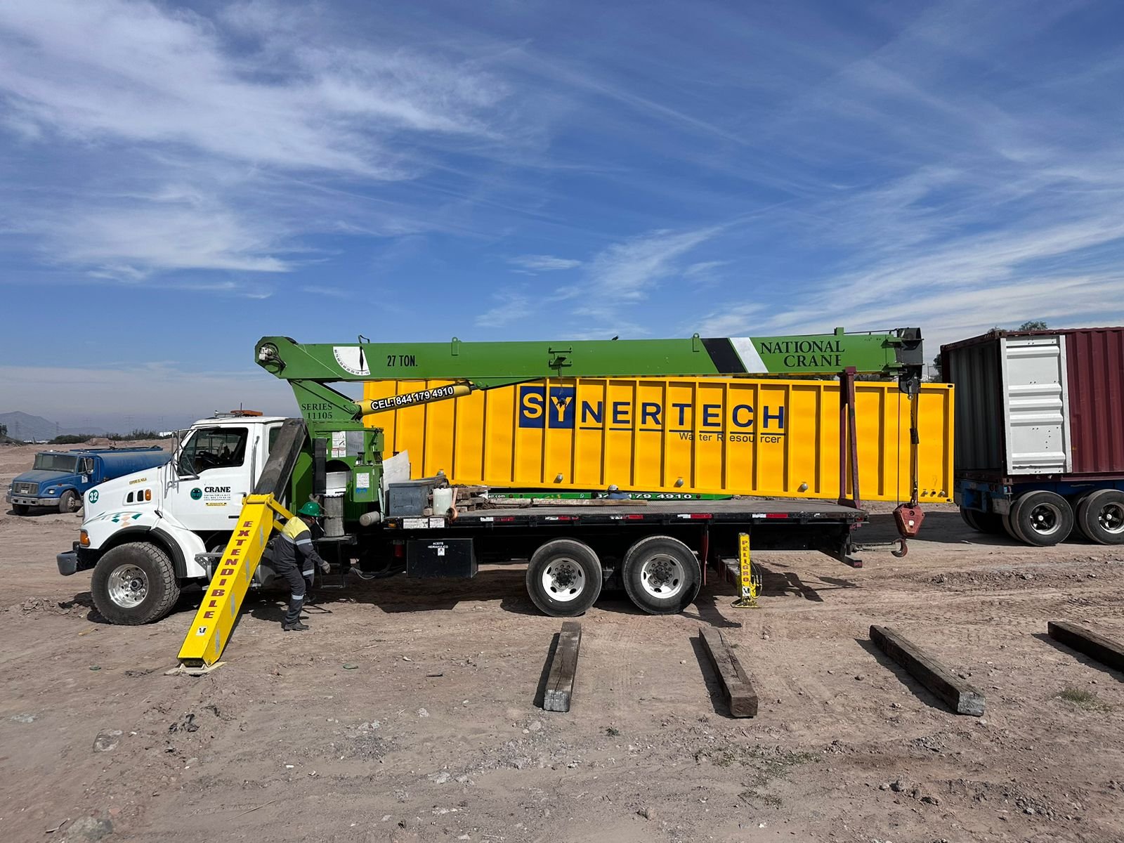 Planta contenedorizada para tratamiento de aguas residuales y agua potable COD 343: COMSYP