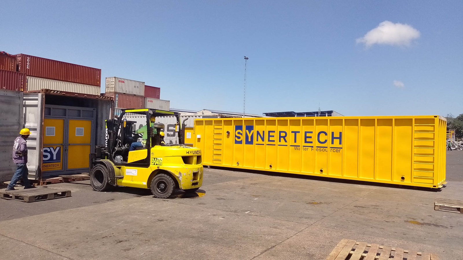 Planta contenedorizada para tratamiento de aguas residuales y agua potable COD 354: SIENNA