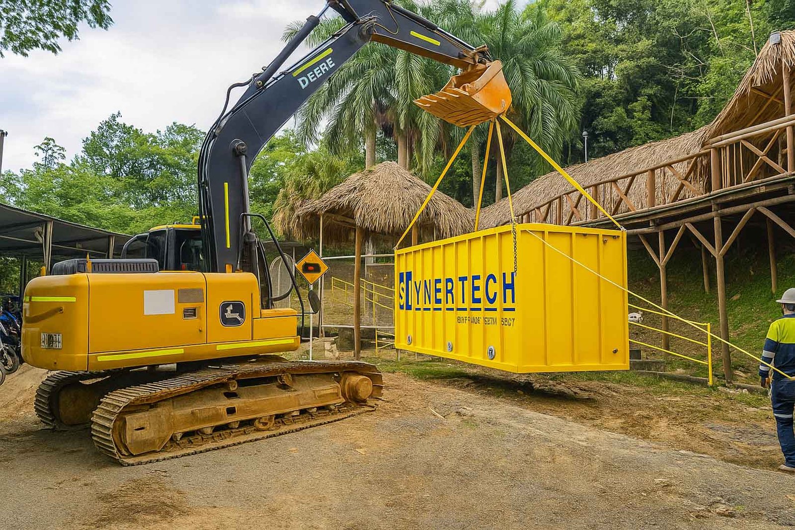 Planta contenedorizada para tratamiento de aguas residuales y agua potable COD 387: ARIS MINING