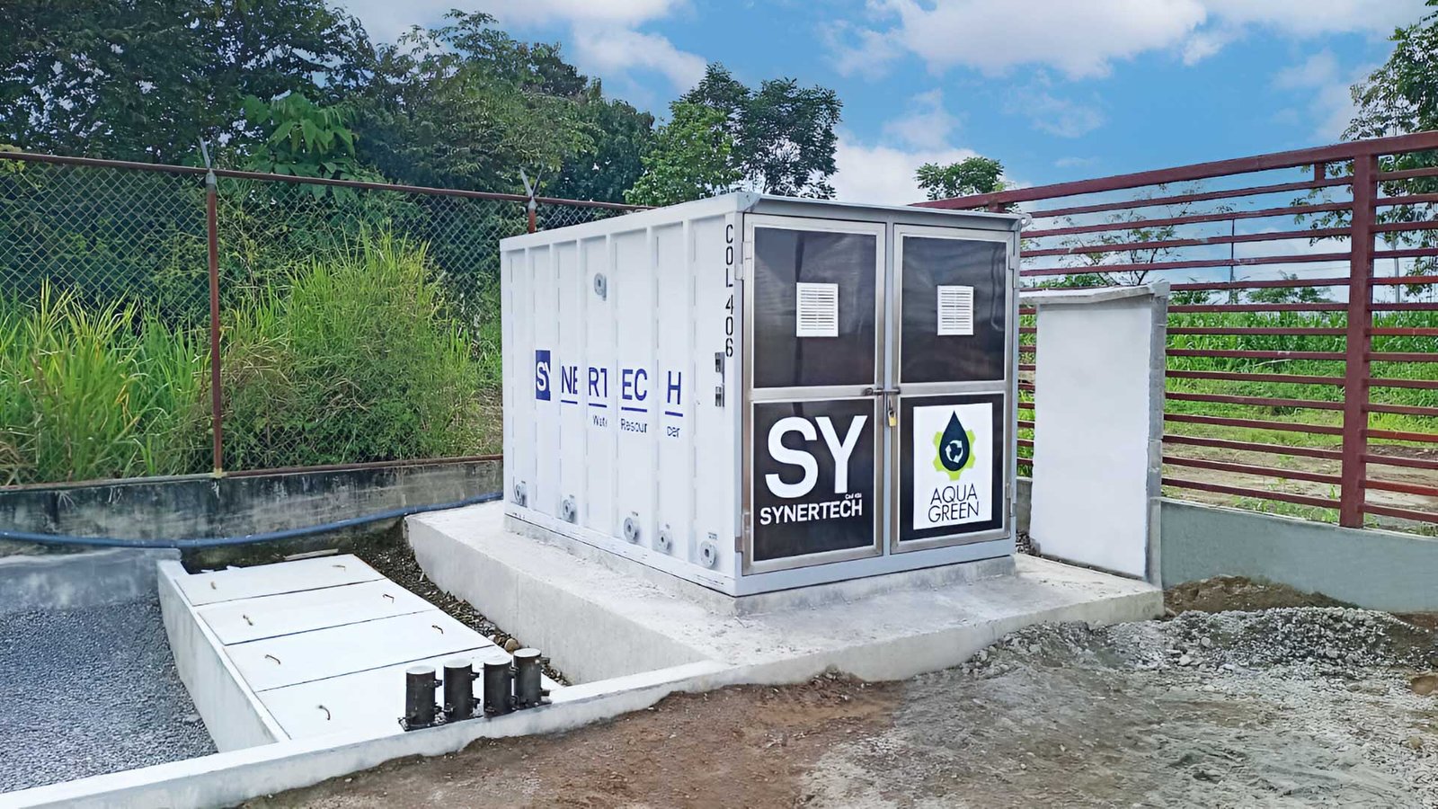 Planta contenedorizada para tratamiento de aguas residuales y agua potable COD 406: AQUAGREEN SA