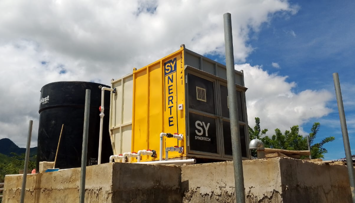 Planta contenedorizada para tratamiento de aguas residuales y agua potable COD 441: PALLMON INGENIERIA SAS
