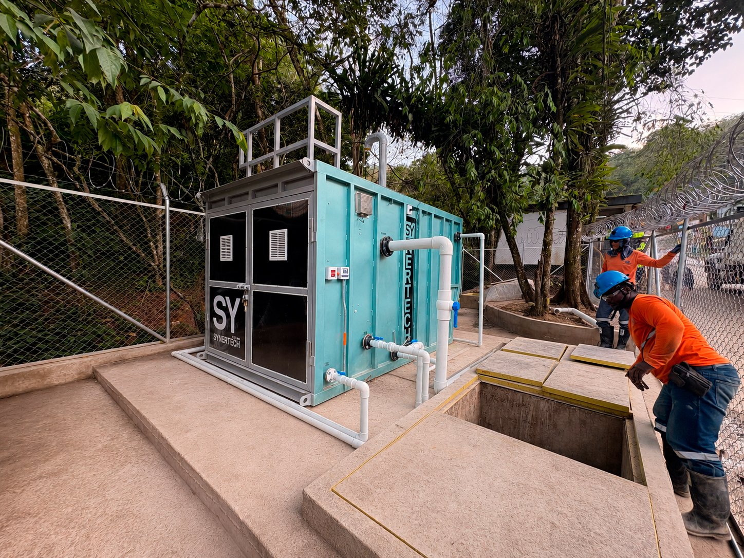 Planta contenedorizada para tratamiento de aguas residuales y agua potable COD 480: ARIS MINING