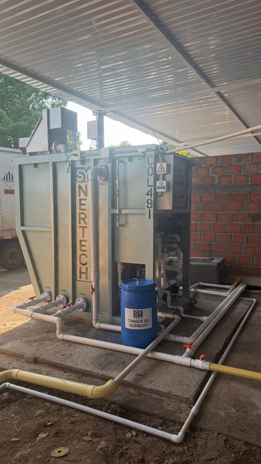Planta contenedorizada para tratamiento de aguas residuales y agua potable COD 491: LIMP. Y LOGISTICA AMBIENTAL