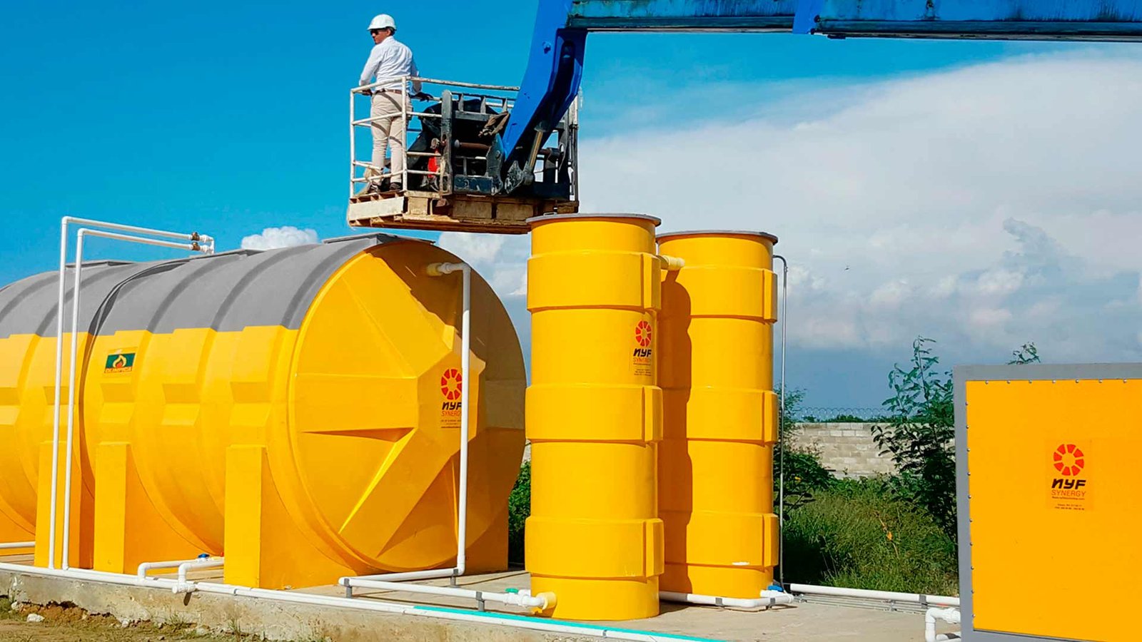 Tanques y filtros en fibra de vidrio para tratamiento y almacenamiento de agua: Olimpica