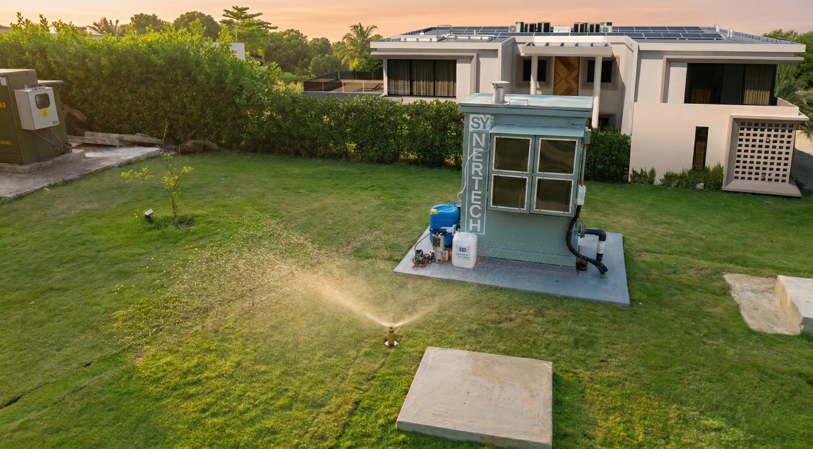 Instalación residencial de BioCube Family