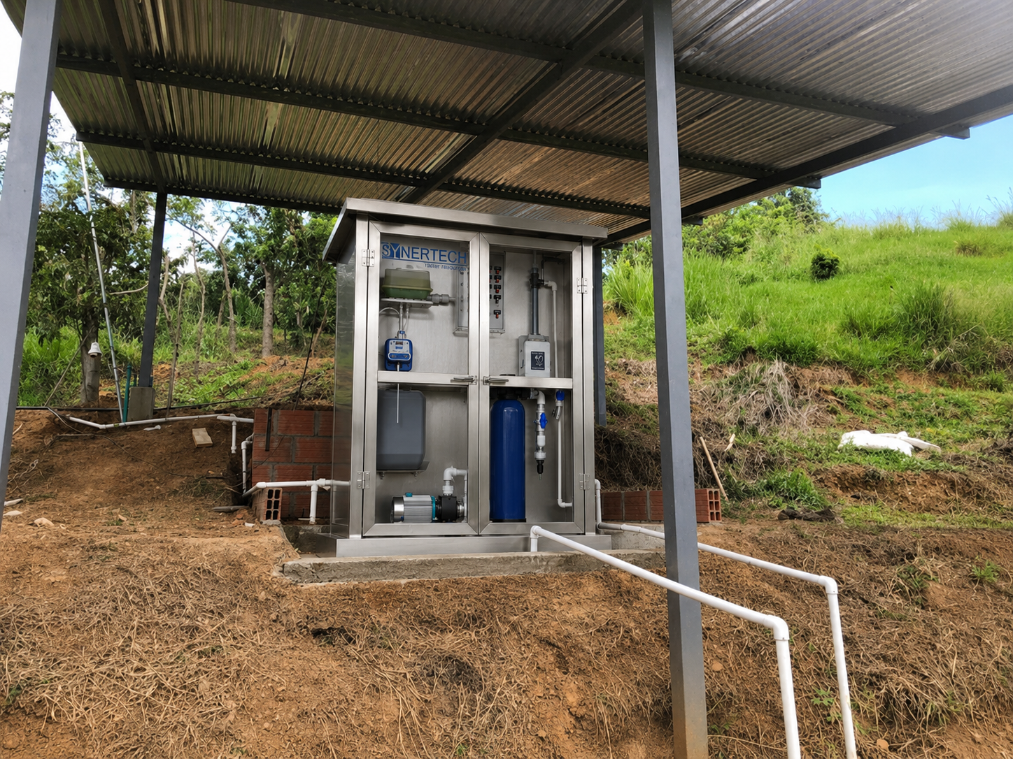 Planta Ecopack con MBBR y aireación SBR