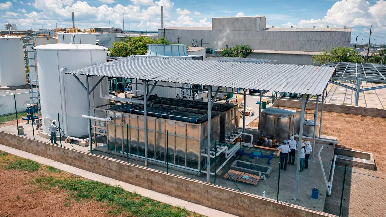 Plantas para tratamiento de aguas residuales industriales