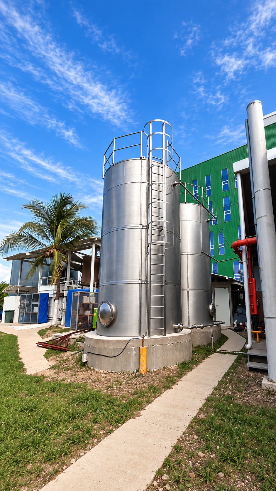Bioreactor MBBR modular para aguas residuales domésticas e industriales