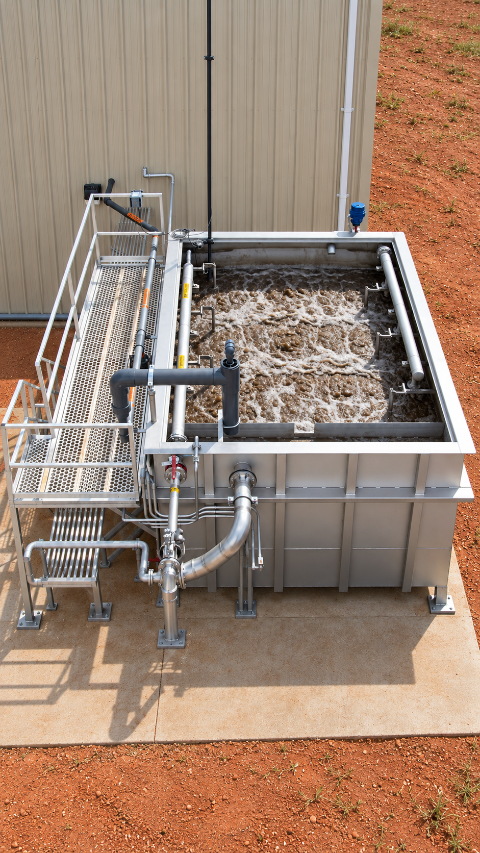 Reactor MBR modular para integración en plantas de tratamiento